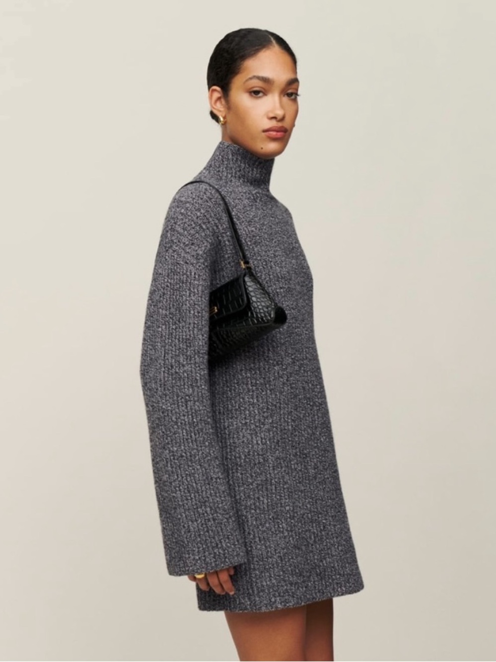 Reformation | Zucca Regenerative Wool Sweater Dress